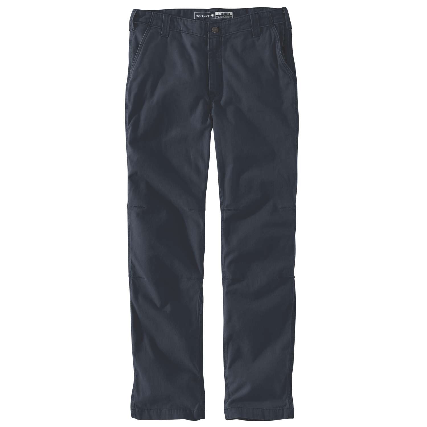 Carhartt Men's Blue Rugged Flex Straight Fit Canvas 5-Pocket Tapered Work Trousers W34/L30