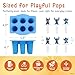 Disney Silicone Popsicle Molds – 6 Reusable Popsicles Molds Featuring Mickey & Friends or Stitch – BPA-Free Flexible Silicone Ice Pop Mold and Popsicle Maker for Frozen Treats