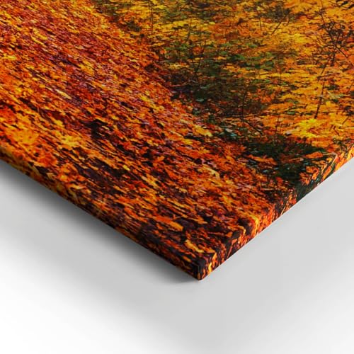 Tunnel forestier de feuilles d’automne Wallfluent : ravivez vos murs ternes