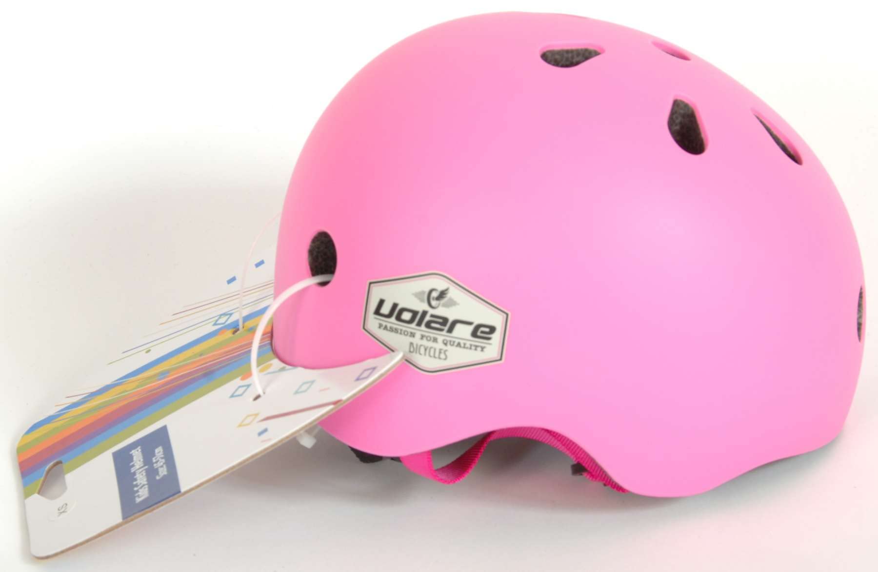 Volare Casque de vélo - Kids - Rose - 45-51 cm