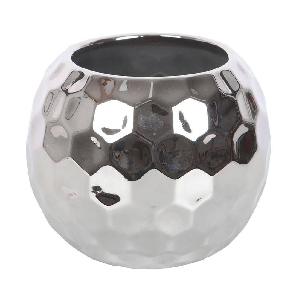 Something Different Silver Disco Ball Vase (One Size) (Silver)