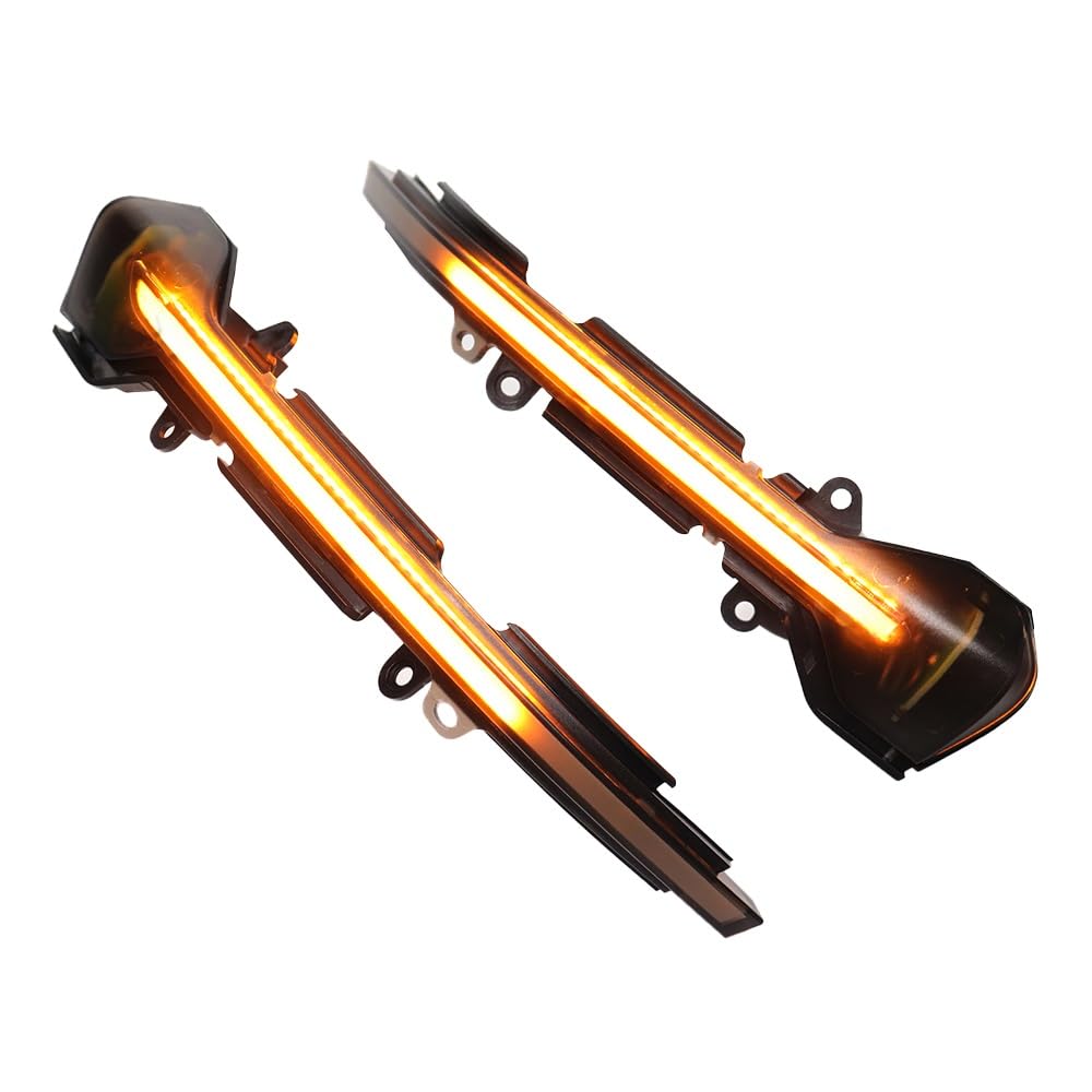 SYLTER Intermitentes AutomóViles 2 Uds para Seat para Leon 3 para Ibiza para KJ para Arona 2013-2018 Espejo Lateral LED Luz Señal Giro Dinámica Accesorios Coche Intermitente Espejo Lateral