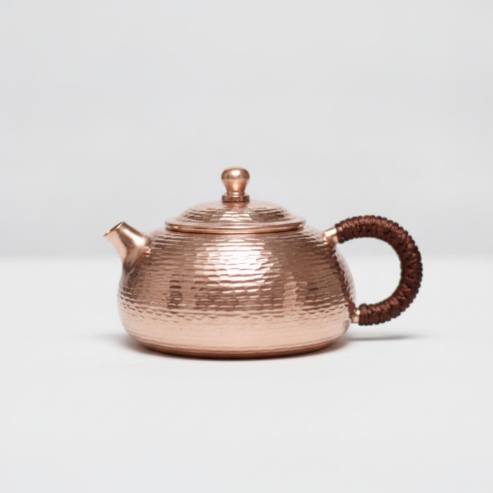 predolo Tetera Cobre Artesanal Tetera con Taza Tradicional Vajilla para Aficionados Al Té