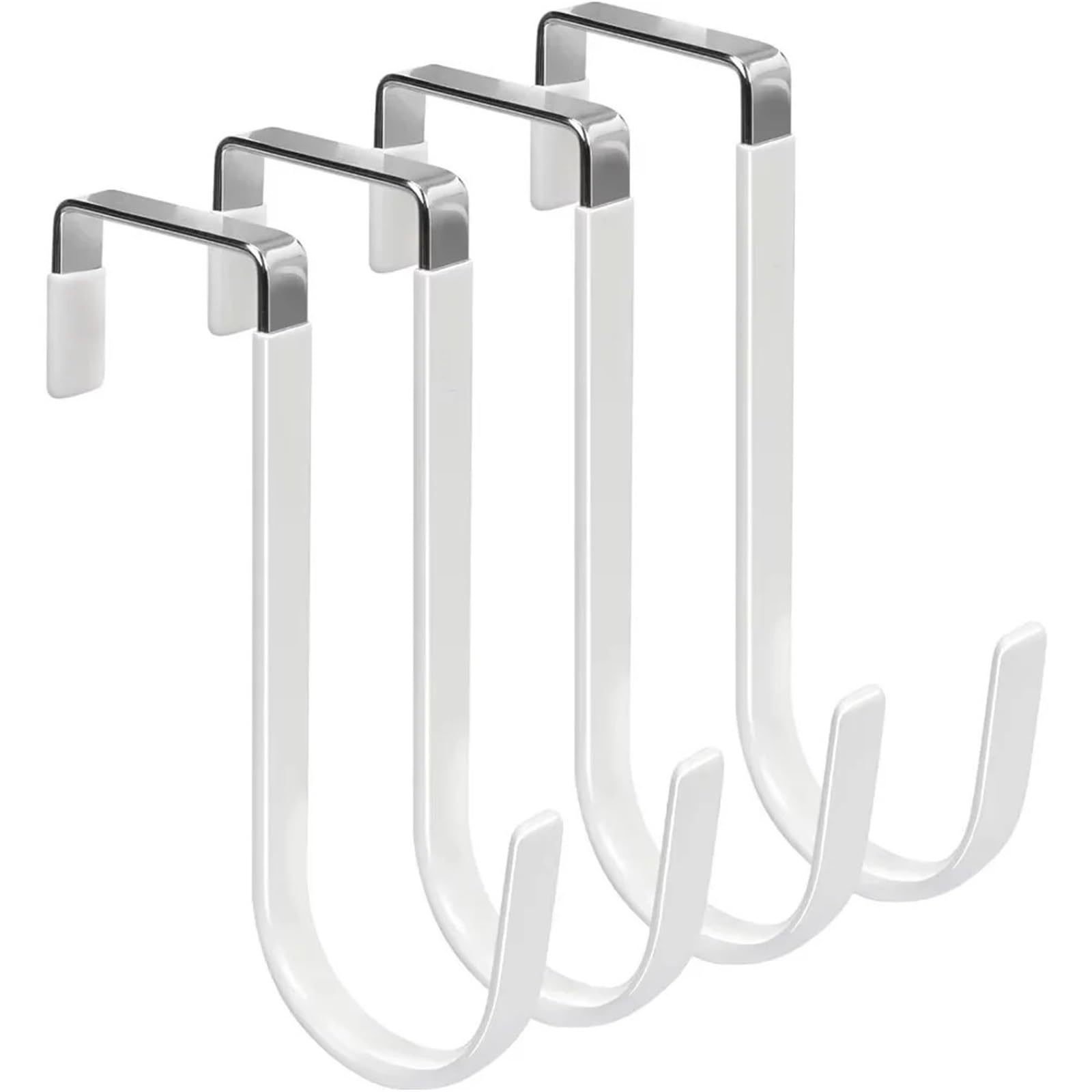 FGUJSUR Coat Hooks 4PCS Rubbe Towel and Coats Hangers Nonstick