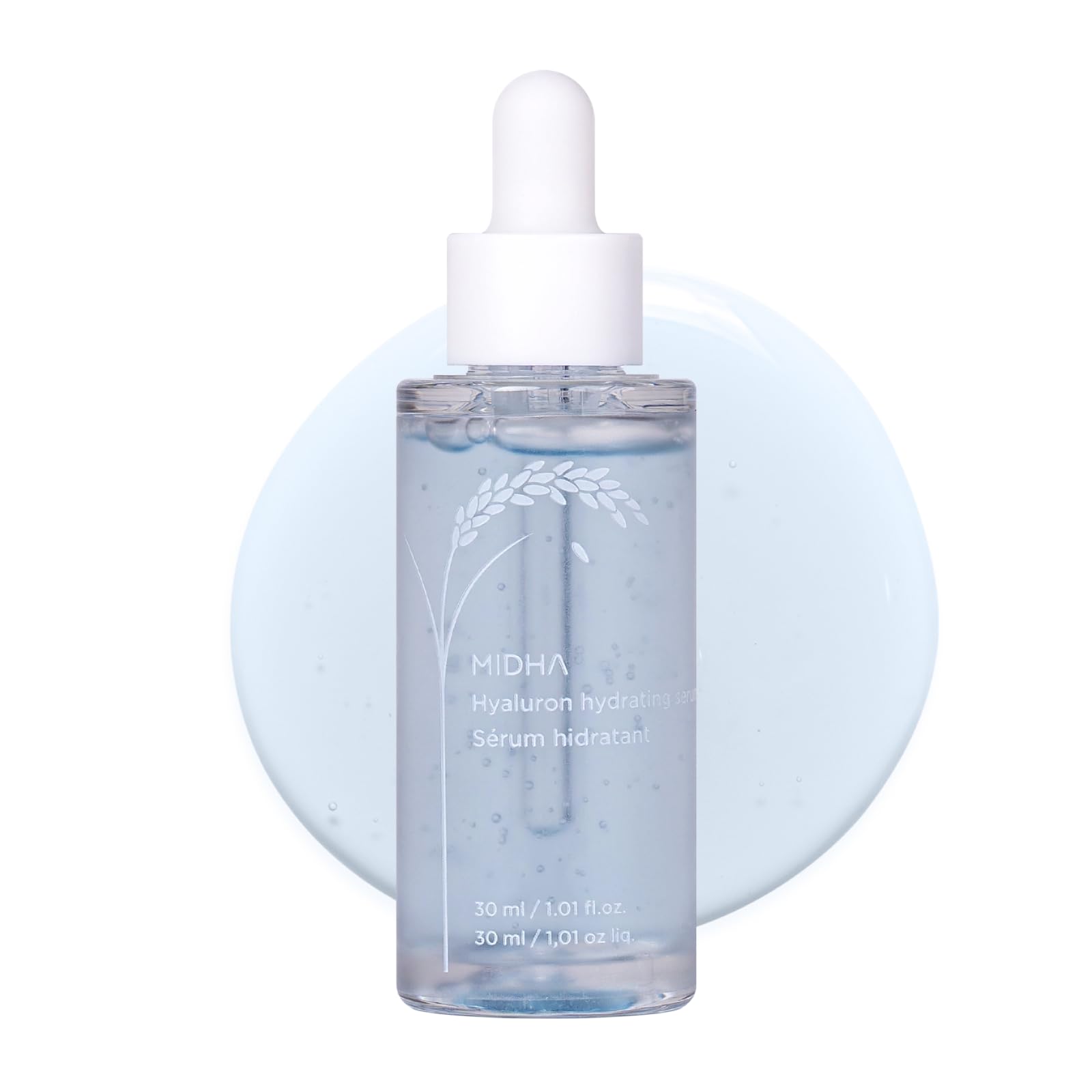 MIDHA Hyaluron Hydrating Serum, Deep & instant moisturizing, 8 layer hyaluronic acid contained, quick hydrating serum, vegan
