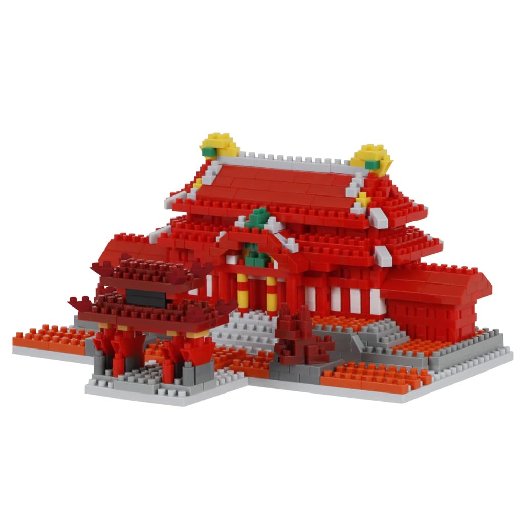 Amazon.com: Nanoblock Shuri Castle, construction toy NBM-030
