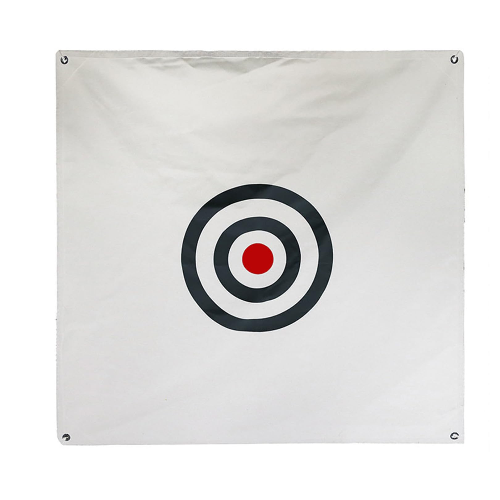 easyforever Golf Practice Net Target Hitting Fabric 1.5m x 1.5m - Durable Heavy Canvas, Portable & Easy to Set Up White 5' x 5'