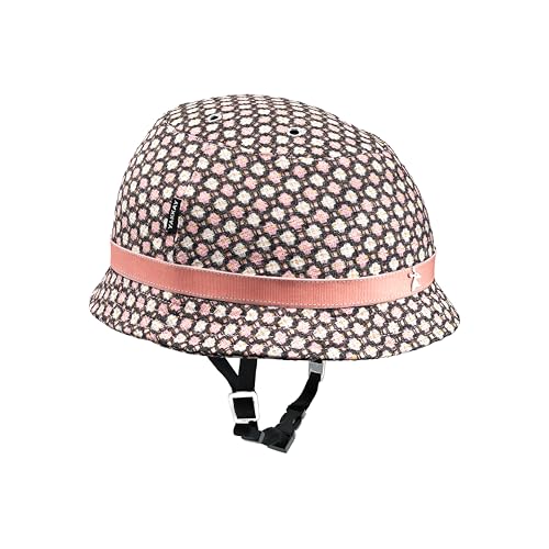 YAKKAY Tokyo Rose Cover + Helm | Größe M | Fahrradhelm Cover & Smart Two...
