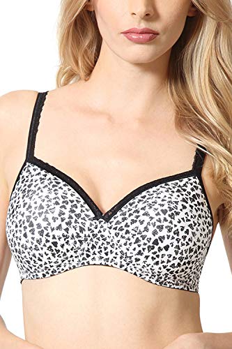Image of Van Heusen Women's Cotton Padded Wireless Bra - Full Coverage, Anti Bacterial, Breathable Perforated Cups