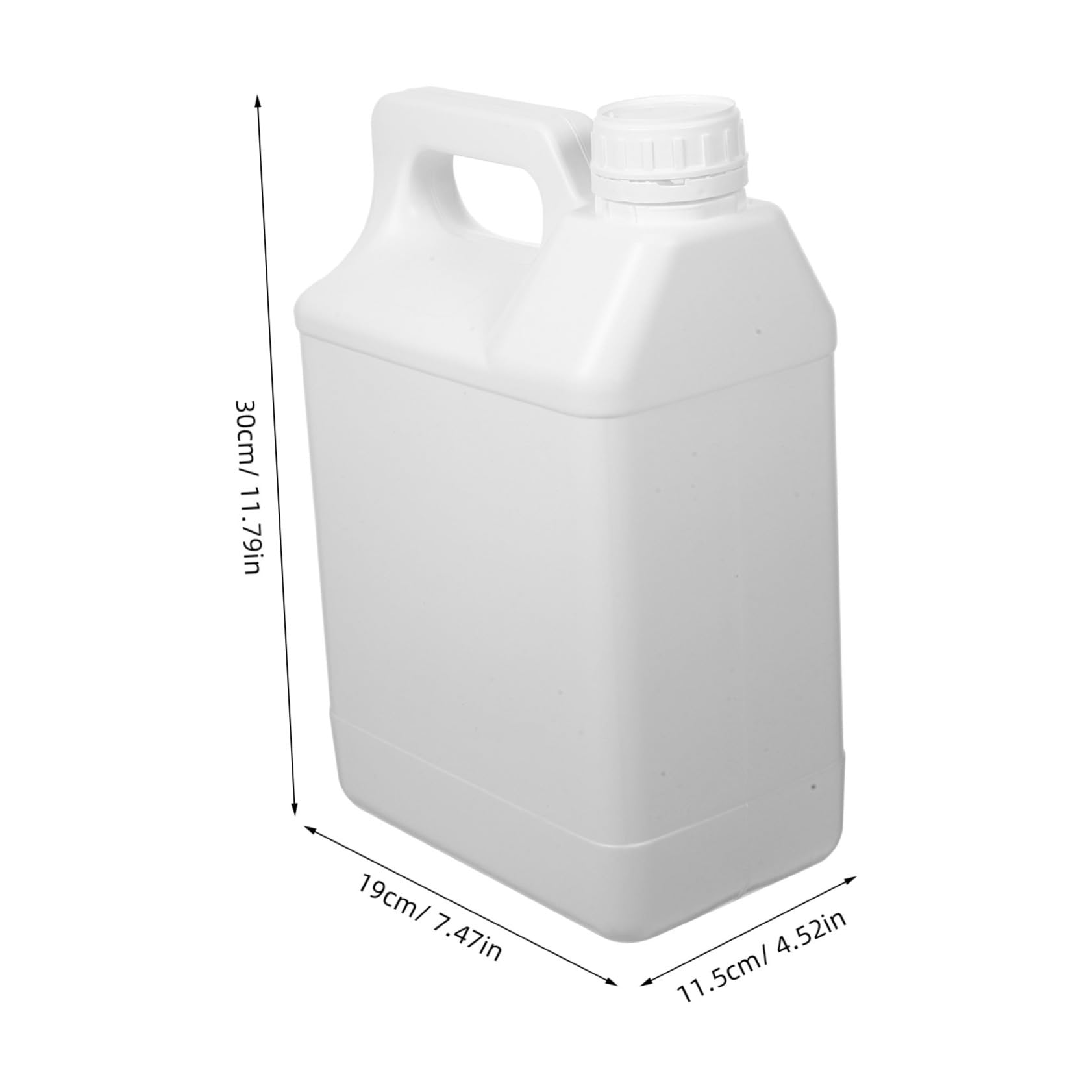 Holibanna Liquid Storage Container Airtight Water Jug for Chemicals Reusable Bottle with Smooth Opening for Efficient Pouring Easy Cleaning for Home Camping Use