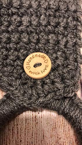 Crochet Hanging Dish Towel Holder (Heather Grey)
