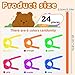 Yeefunjoy 24 Pcs Cuerdas elásticas Juguetes sensoriales Imagen de Yeefunjoy 24 Pcs Cuerdas elásticas Juguetes sensoriales