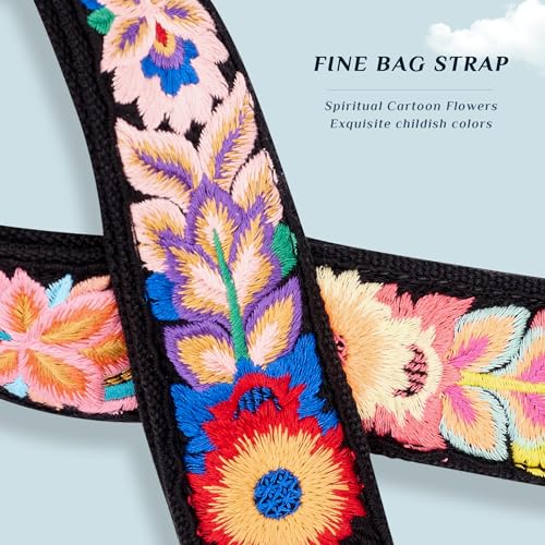 Image of chushui Knit Purse Strap,Replacement Crossbody Wide Adjustable Shoulder Strap for Bag Handbag