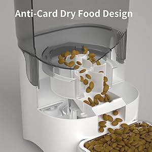 Automatic Cat Feeders: Automatic Cat Food Dispenser with APP Control, Pet Feeder with Freshness Preservation, Timed Cat Feeders for Dry Food, 1-30 Meals Per Day for Cats (6L/25Cup)