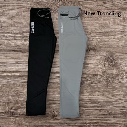 Generic SS Grow Athletic Track Pants, Pack of 3, Navy Blue Grey - Image 3