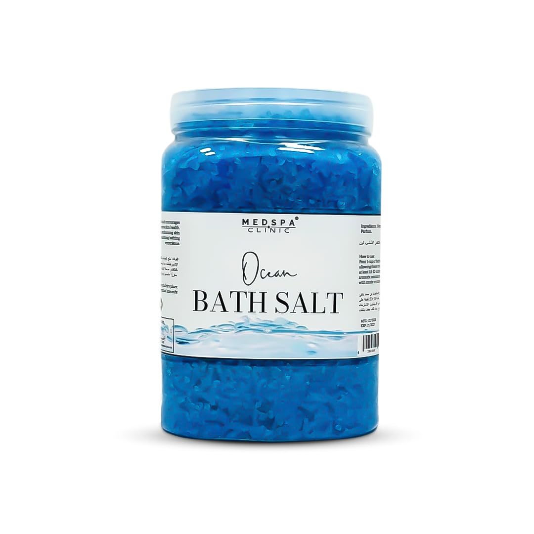 MEDSPA Bath Salt 3KG- Ocean Salt - Natural Bath Salts - Best for Good Sleep - Relaxing - Calming - Body Care - Beauty - Aromatherapy