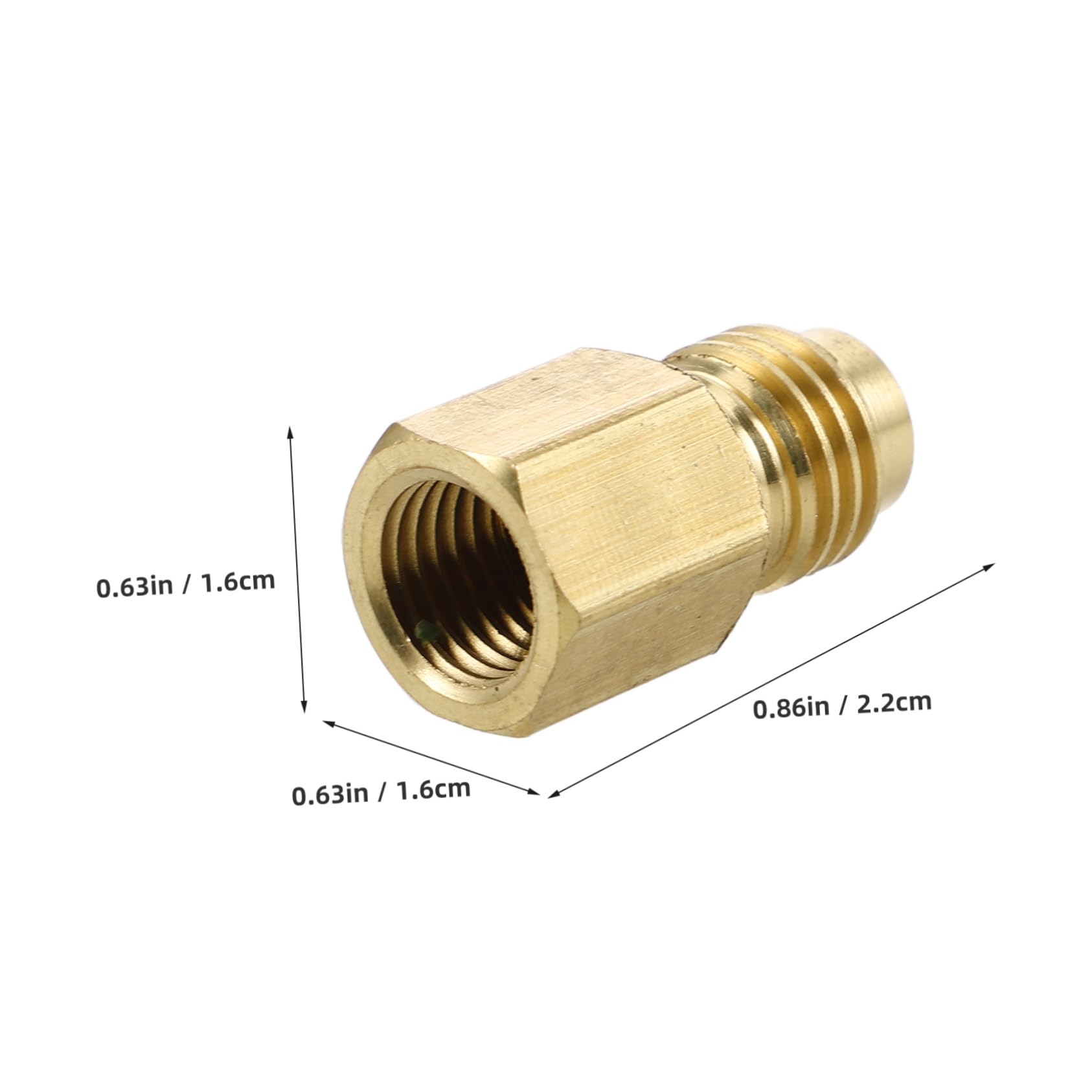 FUNOMOCYA R134 Tank Fitting Leak-proof Metal Connector Easy to Install Universal Compatibility Repair Adapter