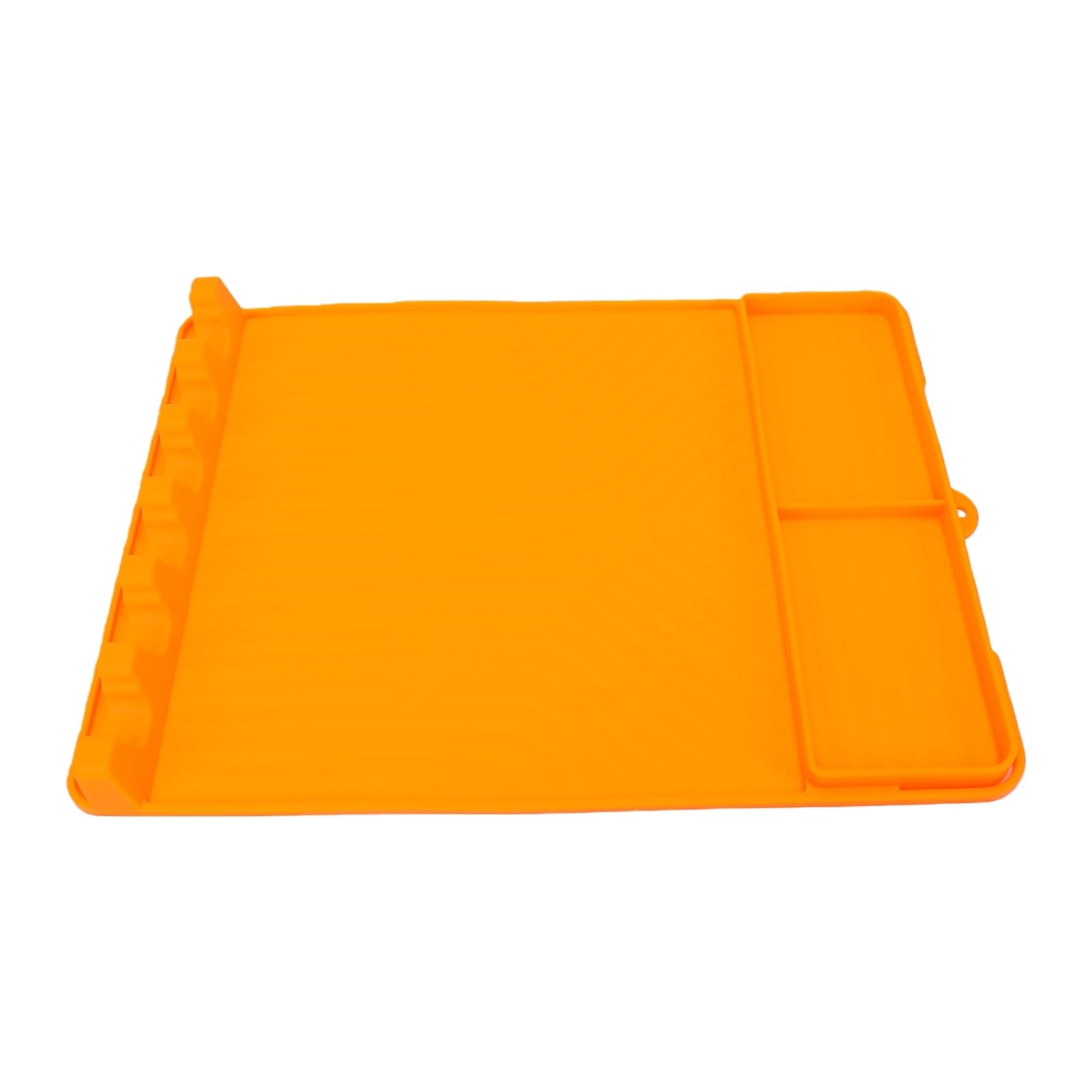 Fdit Porta Spatola in Silicone per Piano Cottura, Mensola Laterale Termoresistente per Barbecue, Organizer da per Griglia Flat Top, Ripiano per Utensili da Forno