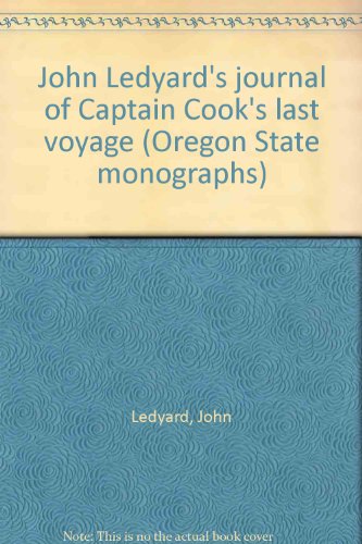 John Ledyard's Journal of Captain Cook's Last V... B0007FZOP4 Book Cover