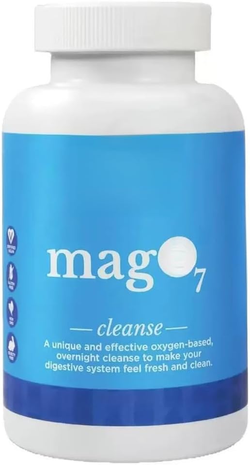 Mag – O7 – Natural Colon Cleanse & Detox | Occasional Constipation Relief, Stool Softening, & Bloating Support for Men & Women | Non-GMO Colon Cleanse