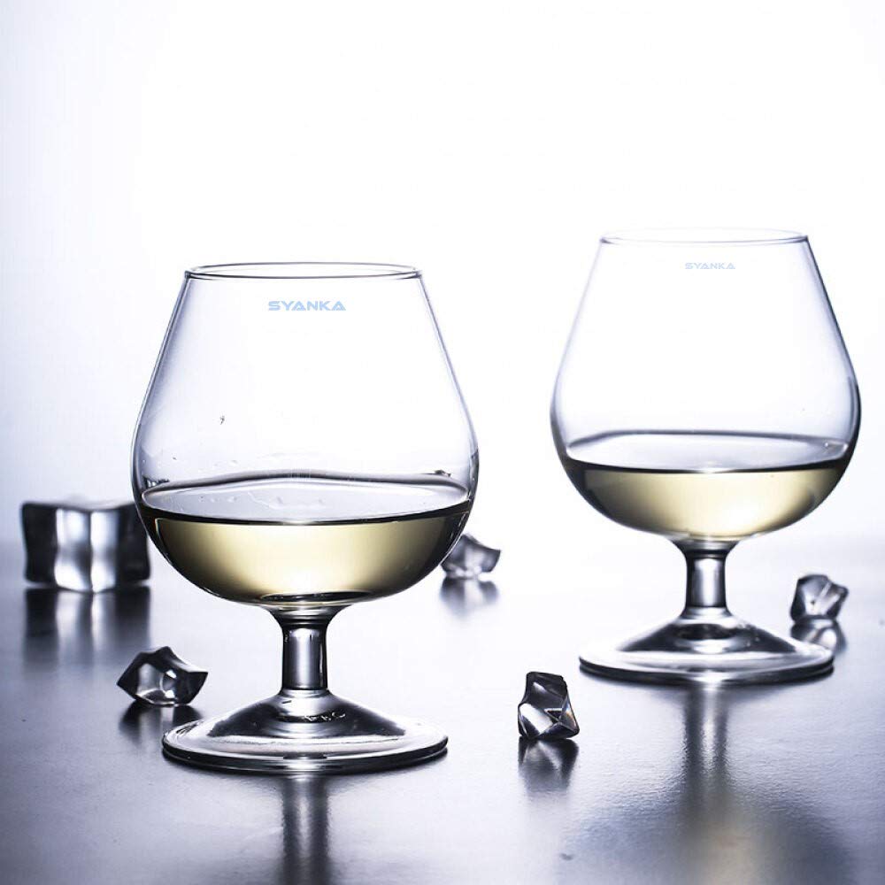SYANKA Brandy Glasses Set - Lead-Free Crystal -9