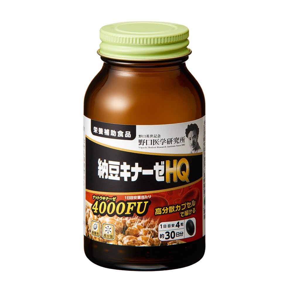 Amazon | 単品【Dream in Tokyo】 野口 納豆キナーゼHQ 120粒 納豆