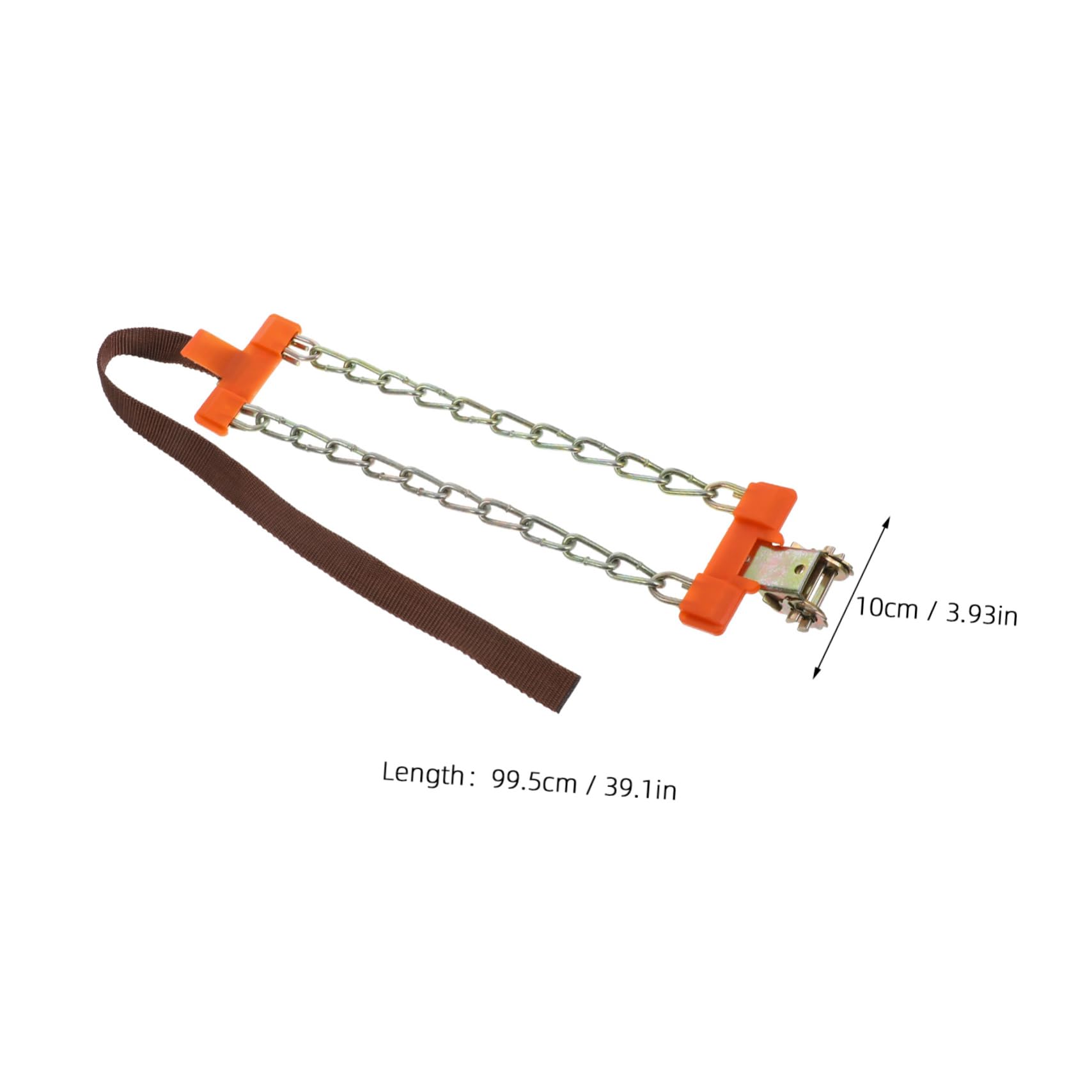 Healifty Car Snow Chains Chain Skid Scrapers Truck Winter Anti for Studs Steel Silver