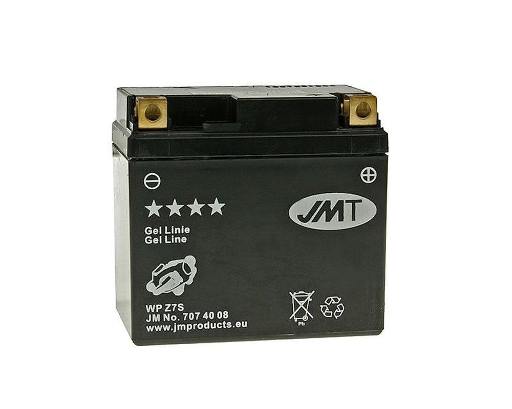 Langzeit Gel Motorradbatterie YTZ7S 6Ah 12V, 21,90