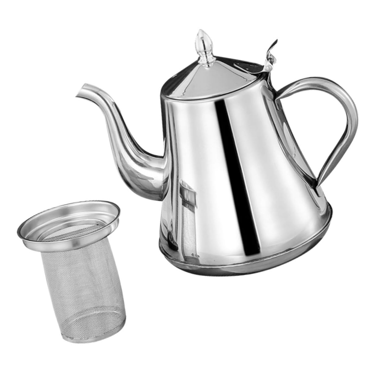 CONGARTENO Kettle Stainless Steel Stainless Steel Coffee Pot Metal Coffee Pot Coffee Brewing Kettle