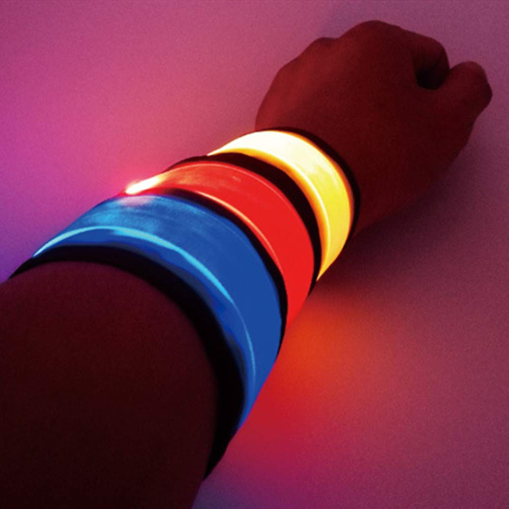 Fascia Riflettente LED Con Luce E Fibbia - Ricaricabile USB, 3 Modalità (Fissa, Lampeggio), Verde Fluorescente, Per Corsa, Bici E Sicurezza Notturna
