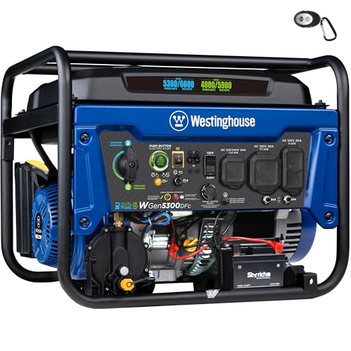 Westinghouse 6600 Watt Dual Fuel Generator