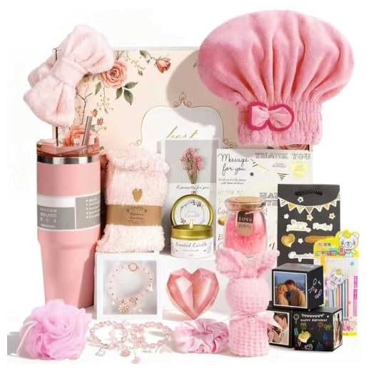 Birthday Gift Baskets for Women, 21 Piece Handmade Surprise Photo Pop Up Box Self Care Gift for Friend Mom Her Sister Wife Girlfriend Coworker, Get Well Soon Relaxing Spa Gifts, Unique Gifts Ideas