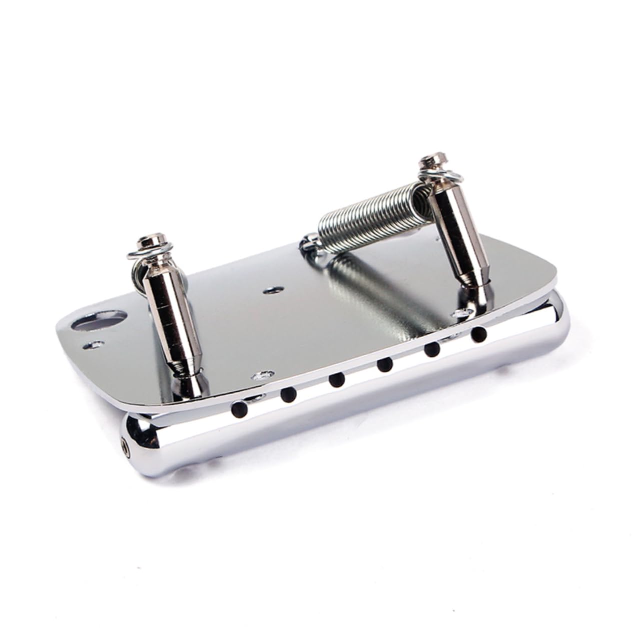 Ponte per Chitarra Tremolo Vibrato B-55 in Acciaio Argento | Leggero e Portatile, Accessorio Design Caratteristico e Finitura Luminosa