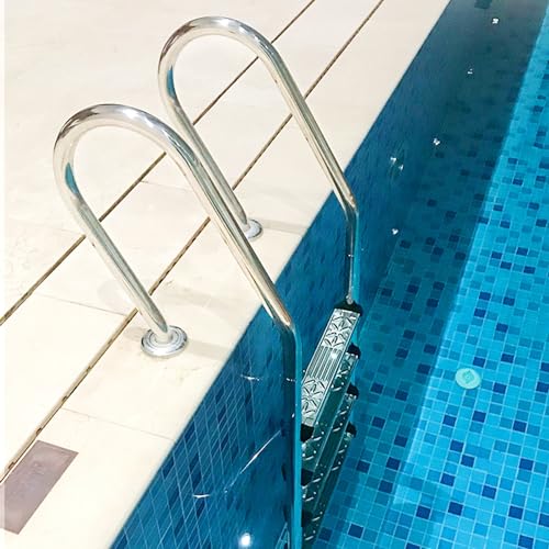 Escalera para piscina inoxidable de 2/3 peldaños miniatura 7
