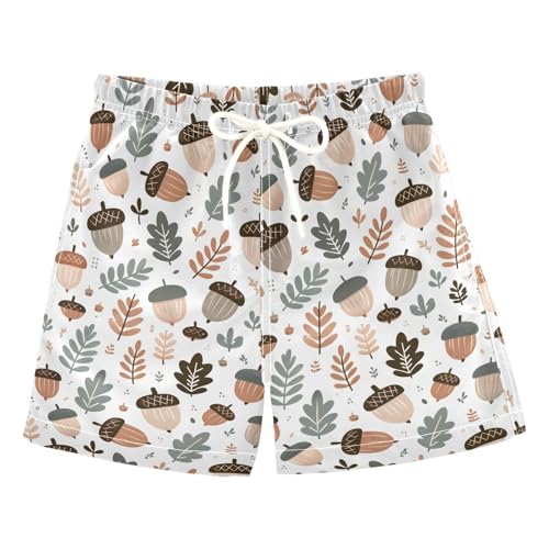 Forest Acorn Boys Swim Trunks Toddler Shorts Swimwear Boardshorts