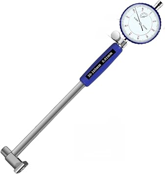for Dial Bore Gauge Kit 10-450mm for Engine Cylinder Measurement, for Stainless Steel Internal Diameter with Clear for Scale and Anti-Glare Cover50-160mm