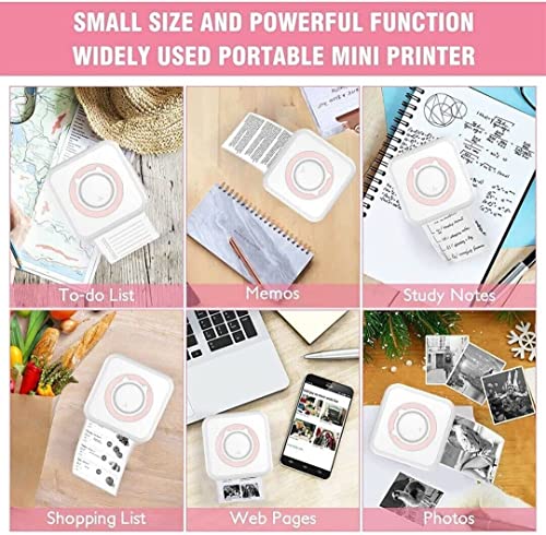 LPSHGK Instant Sticker Printer, Mini Pocket