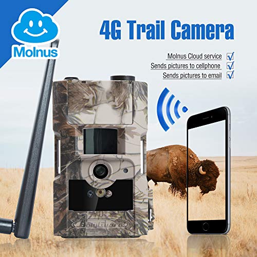 Bolyguard Wildlife Trail Camera 4G Cellular with Night Vision Motion Activated 24MP 1080P Hunting Game Camera Infrared CAM MMS GPRS to Email Mobile Phone 90ft/27m Detection Waterproof - imagen 2