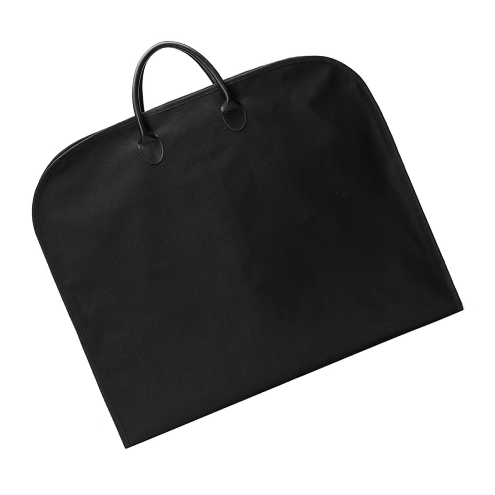 VALICLUD Bolsa de Tela Oxford Negra Portátil y Plegable para Trajes Ligera Paso para Perchas, Adecuado para Viajes de Negocios y Almacenamiento de Ropa