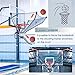 Ryanang Wall Mounted Basketball Hoop Rebounder Shot Returner Ball Training for Shooting/Dribbling Drills Funnel-Shaped Net