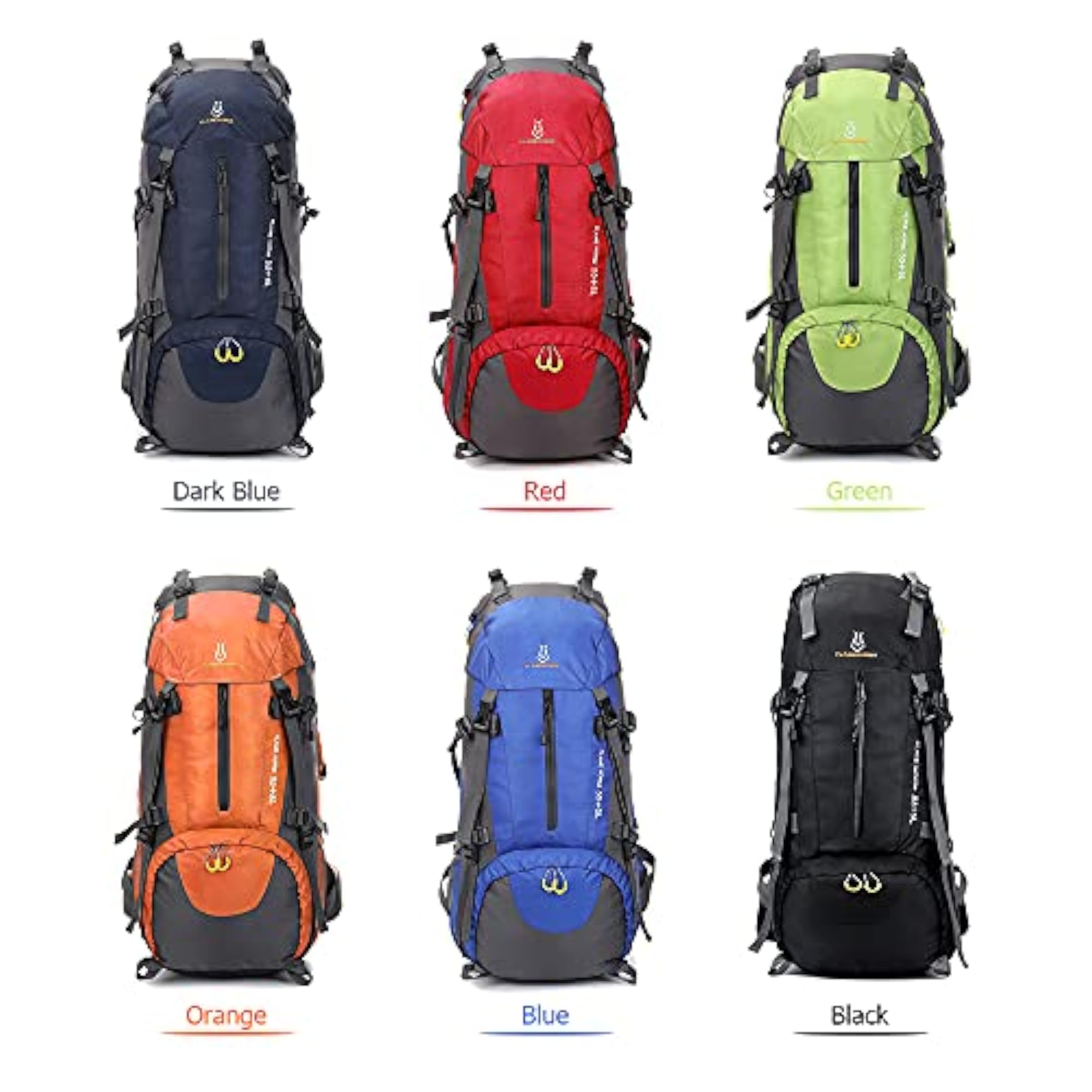 60L Hiking Backpack Water-Resistant Outdoor Sport