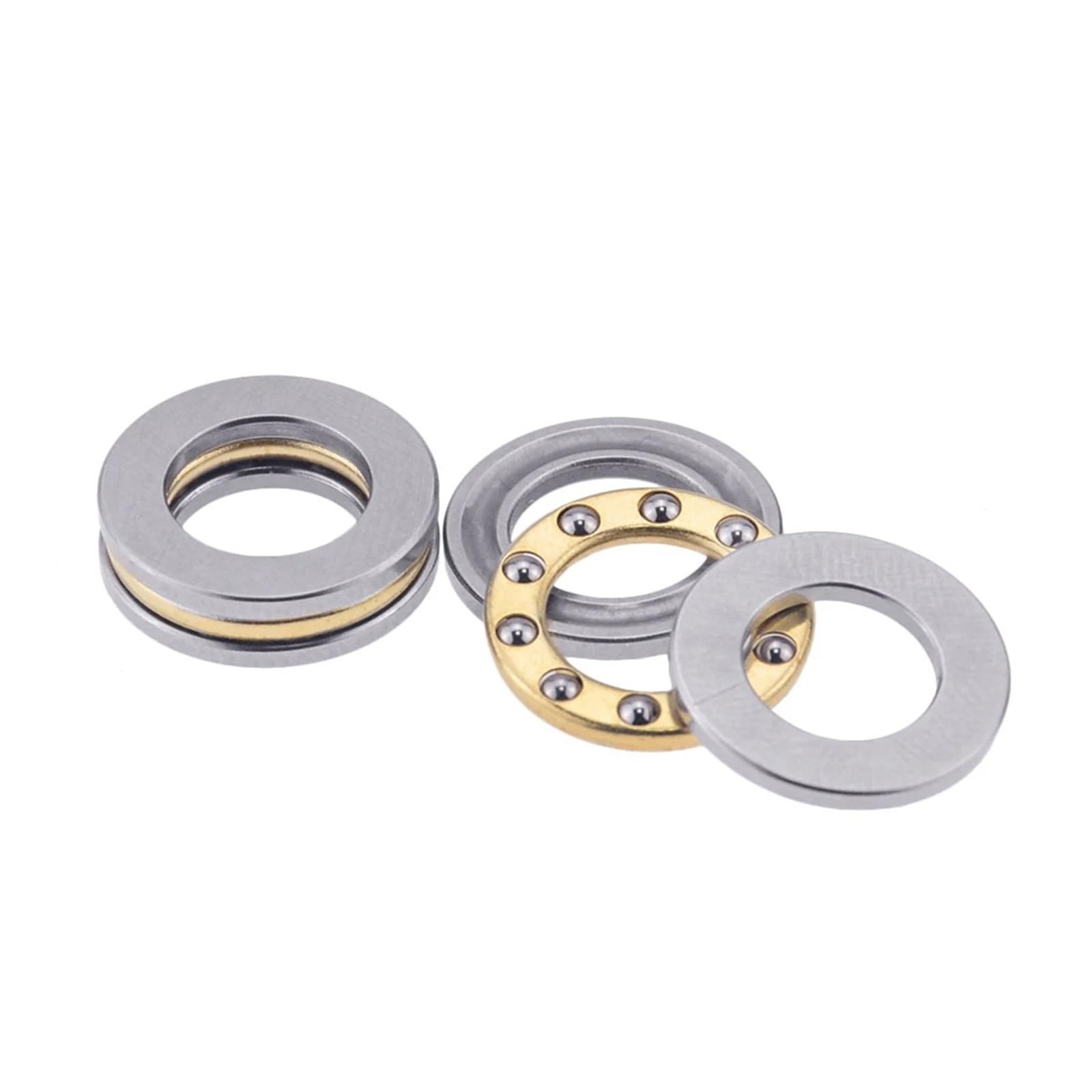 Axial-Zylinderrollenlager 10 Teile/los F2-6M F2.5-6M F3-8M F5-10M F6-12M F7-15M F8-16M F10-18M F12-21M Mi/NI 3-in-1 Flugzeug axial Kugellager Drucklager(F8-22M 8x22x7)