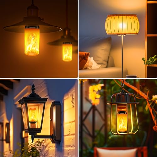 Ikeeruic 793 2024 Newest Gen2 Flame Light Bulbs, Most Realistic Flickering Light Bulbs thumb #1