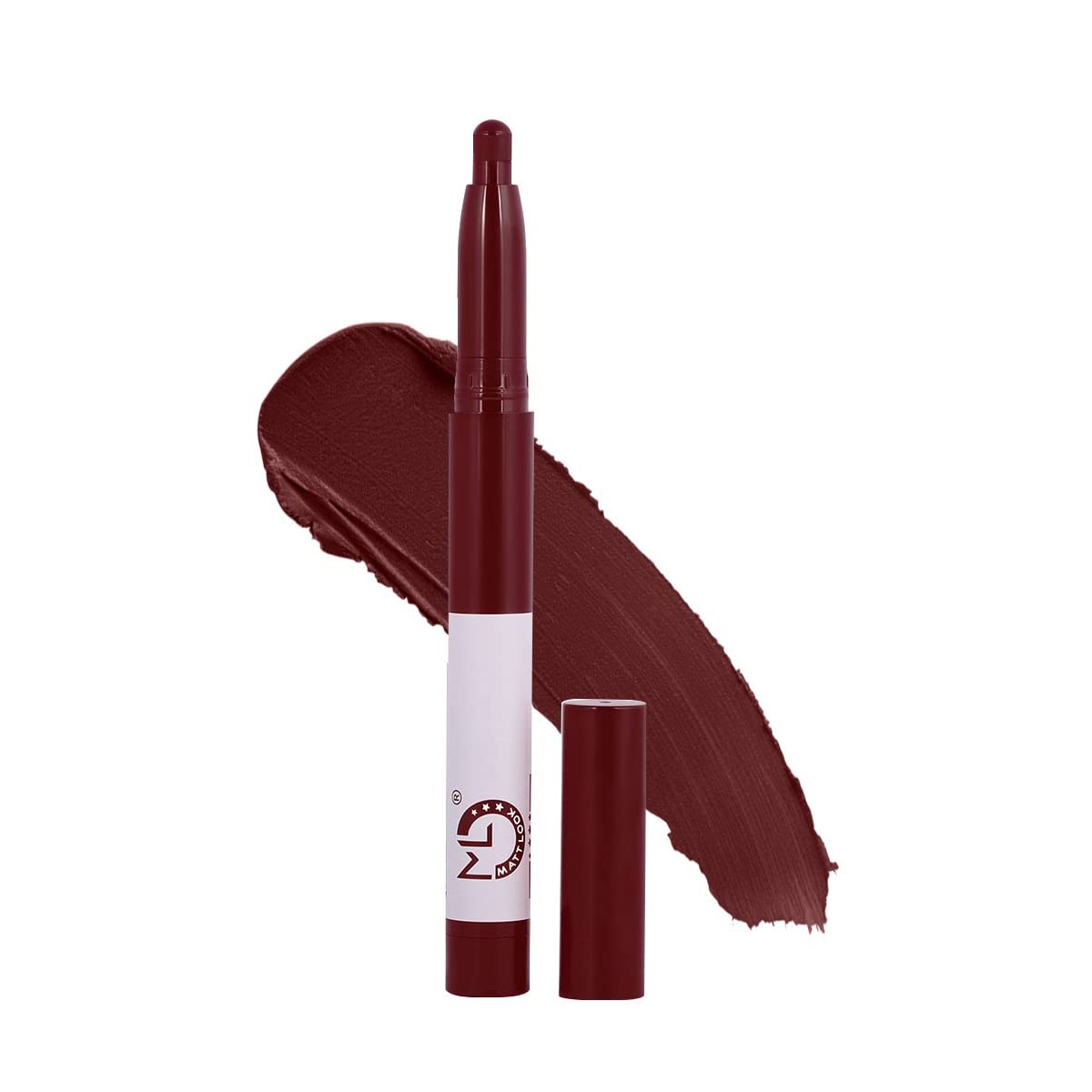 MATT LOOK Power Last Lip Stain Crayon Lipstick|Rich Color|Non Transfer|Long Lasting|Waterproof|Super Stay|Luxurious Crea