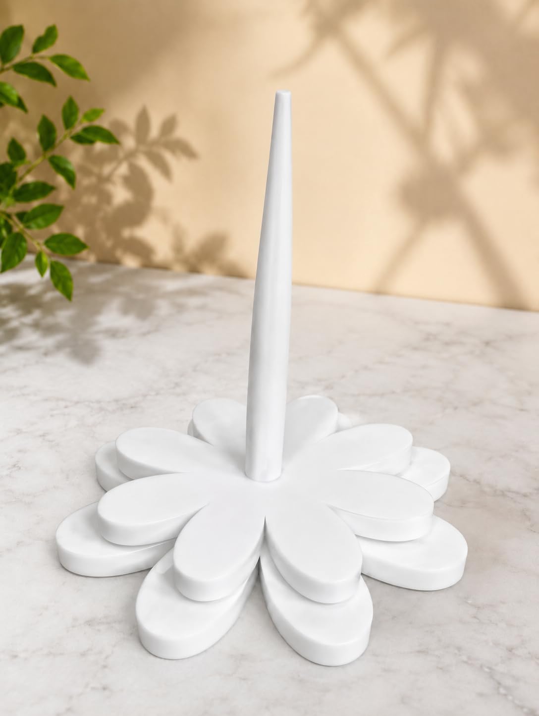 Flower-Shaped Yarn Spinner Holder for Knitting and Crochet | Reduces Tangles, Rotating Base, Lightweight Design, Smooth Yarn Feed, Flower Base-image-49