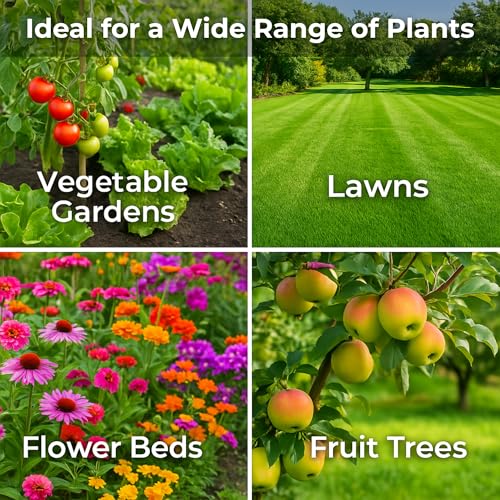 Image of Gypsum for Soil - Calcium for Plants - Gypsum Fertilizer for Gardening, Lawn & Vegetables - Calcium for Garden (1 /2 qt. - 1 lb.)