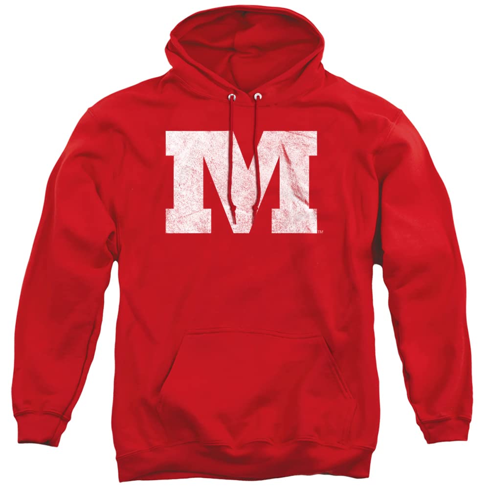 LOGOVISION Official Collegiate Distressed Primary Logo Adult Pullover Hoodie Collection — view 287