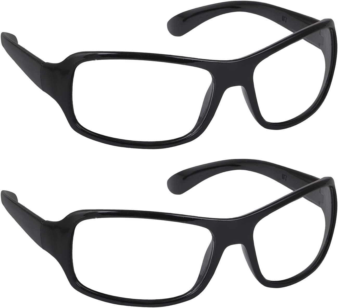 Ferretti 99% uv Protected 2 (Pack of 2) Power Tool, Laboratory, Wood-working Safety Goggle (Free-size)