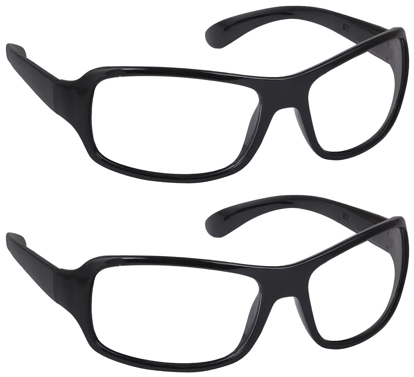 Ferretti 99% uv Protected 2 (Pack of 2) Power Tool, Laboratory, Wood-working Safety Goggle (Free-size)