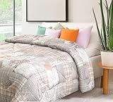 Trapunta Invernale Singola Imbottita Piumone Caldo Letto 1 Piazza 170x250 cm Coperta Morbida e Soffice Autunno Inverno Copriletto Traspirante Anallergico - Mony 2